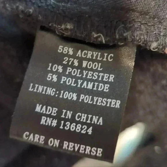 Nicole SABBATTINI lagenlook mixed media delicately soft sweater coat size large - Picture 9 of 10